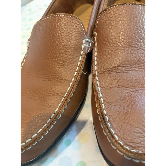 FootJoy Club Shoes Mens 10 W Brown Leather Casual Loafers 79054 Golf Moccasin main image 6